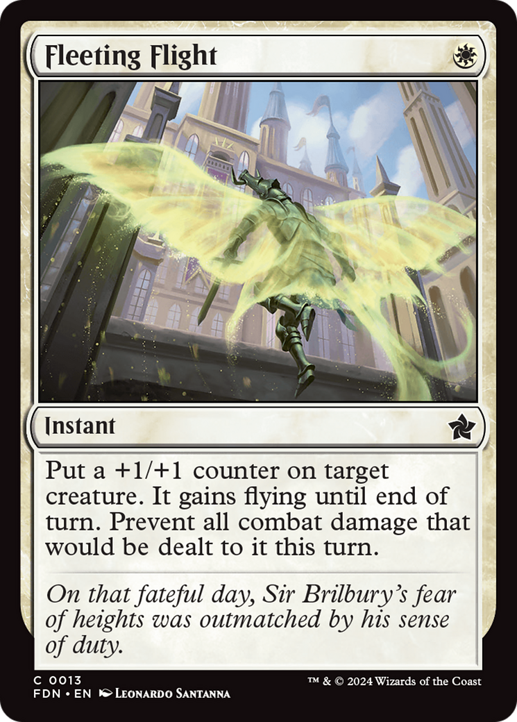 Fleeting Flight [Foundations] | Silver Goblin