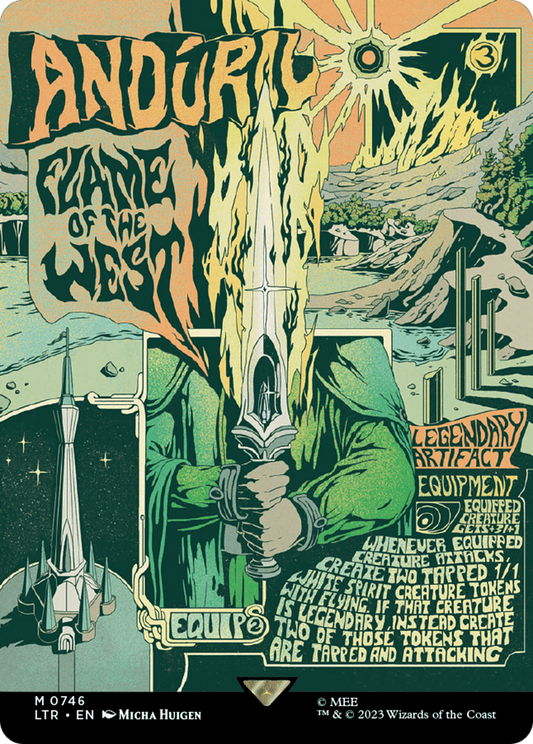 Andúril, Flame of the West (746) Foil - The Lord of the Rings: Tales of Middle-earth