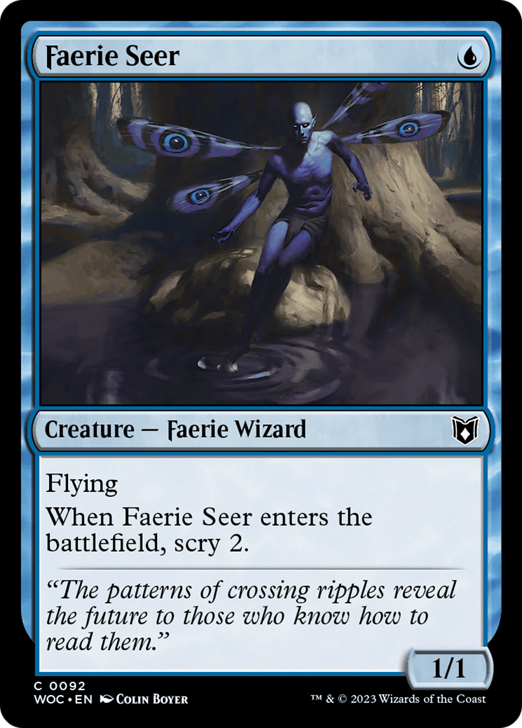 Faerie Seer (092) - Wilds of Eldraine Commander
