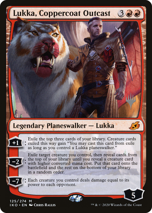 Lukka, Coppercoat Outcast (Promo Pack) [Ikoria: Lair of Behemoths Promos]