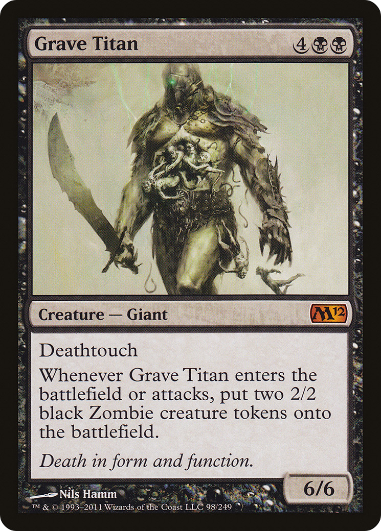 Grave Titan (098) Foil - Magic 2012