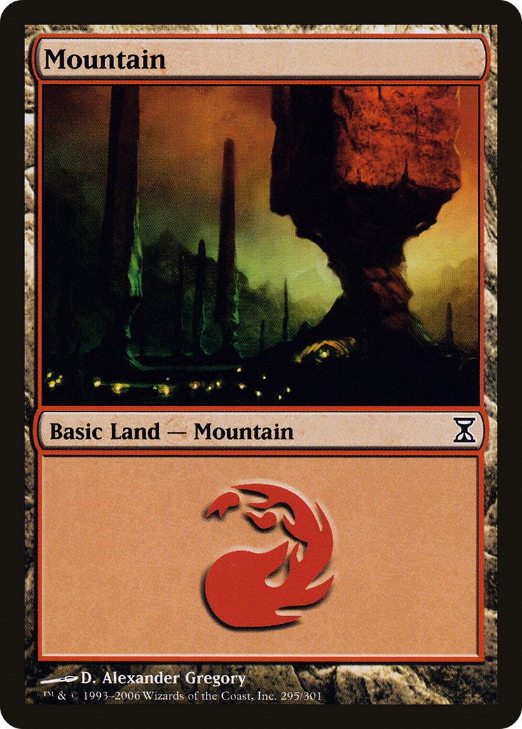 Mountain (295) Foil - Time Spiral
