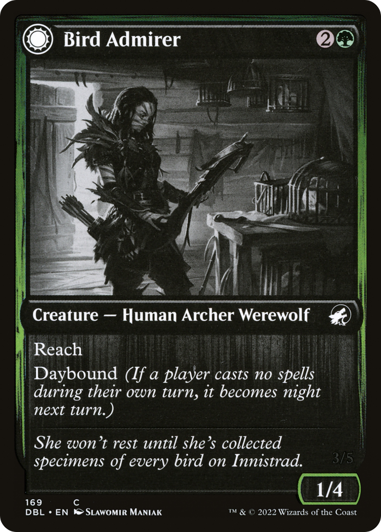 Bird Admirer // Wing Shredder (169) - Innistrad: Double Feature
