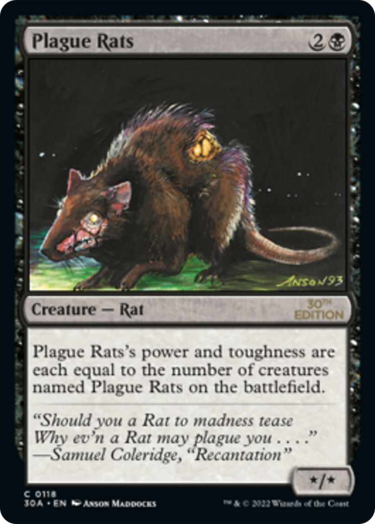Plague Rats (118) - 30th Anniversary Edition