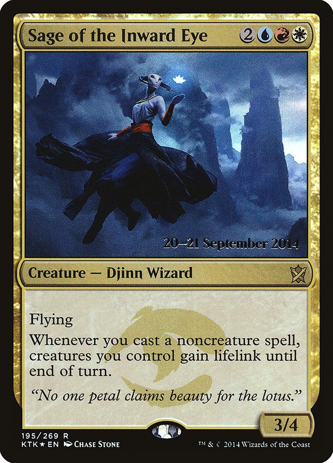 Sage of the Inward Eye [Khans of Tarkir Prerelease Promos] | Silver Goblin