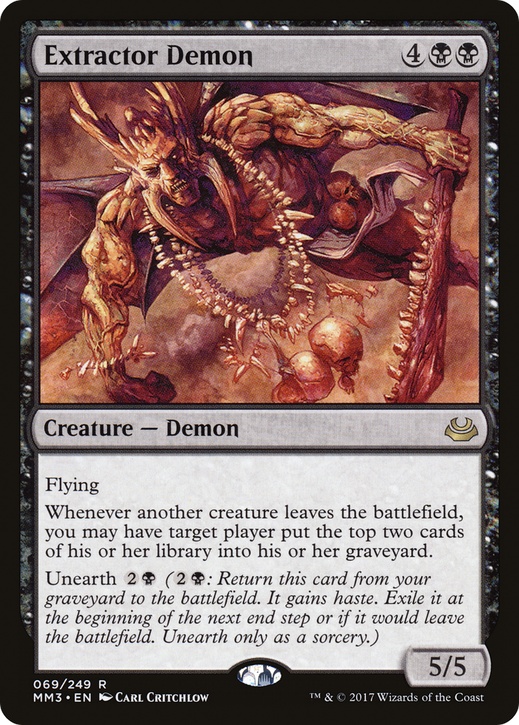 Extractor Demon (069) Foil - Modern Masters 2017