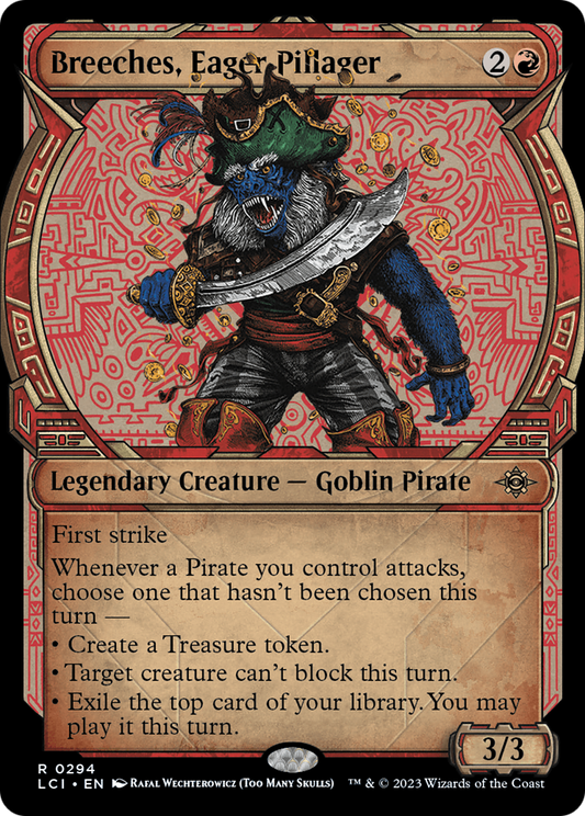 Breeches, Eager Pillager (Showcase) (294) Foil - The Lost Caverns of Ixalan