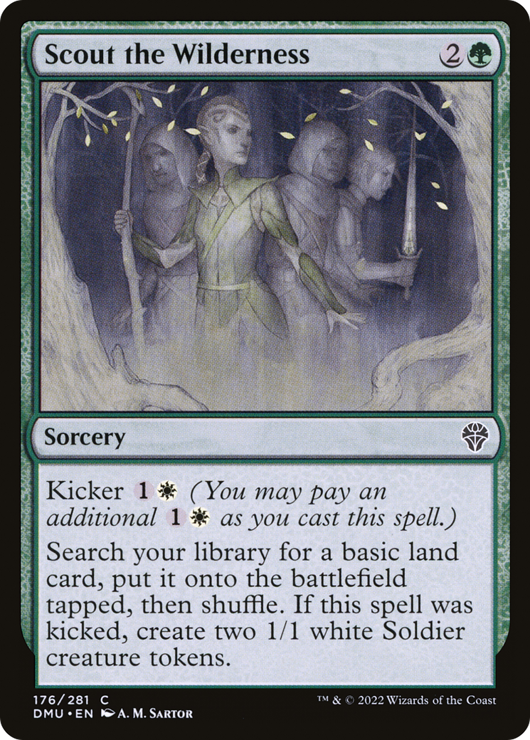 Scout the Wilderness [Dominaria United] Foil