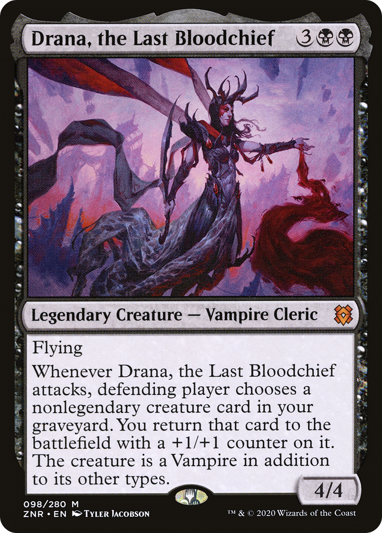 Drana, the Last Bloodchief (098) Foil - Zendikar Rising
