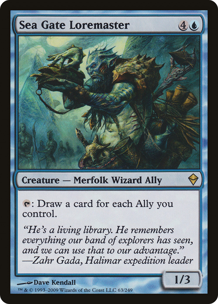 Sea Gate Loremaster (063) - Zendikar