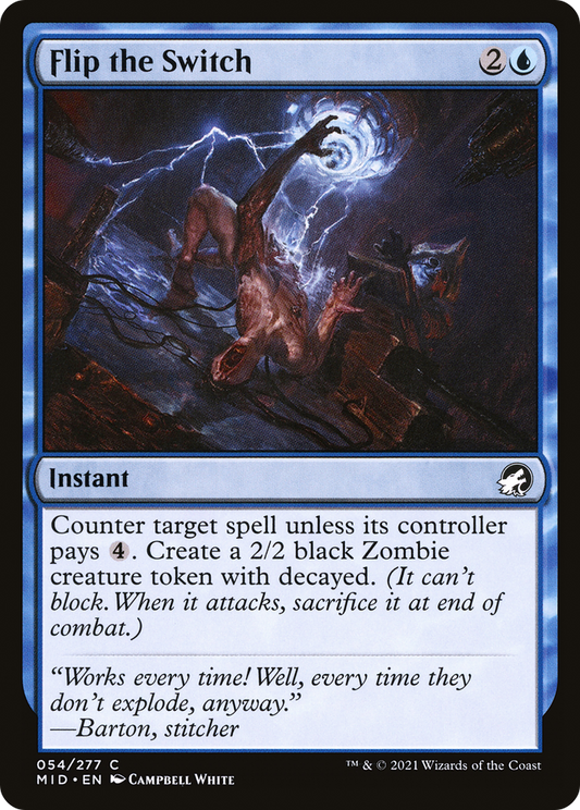 Flip the Switch (054) Foil - Innistrad: Midnight Hunt