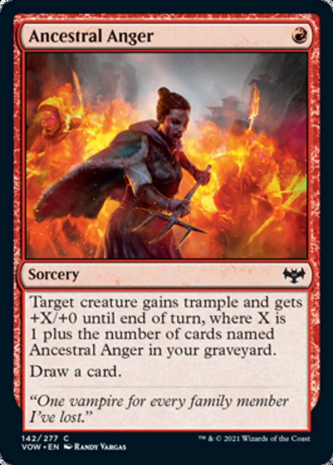 Ancestral Anger [Innistrad: Crimson Vow] | Silver Goblin