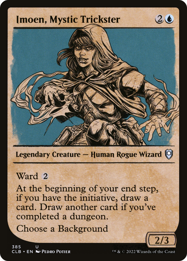 Imoen, Mystic Trickster (Showcase) (385) - Commander Legends: Battle for Baldur's Gate