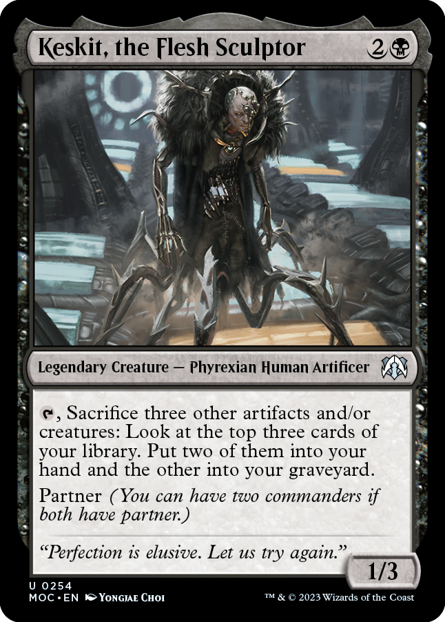 Keskit, the Flesh Sculptor [March of the Machine Commander] | Silver Goblin