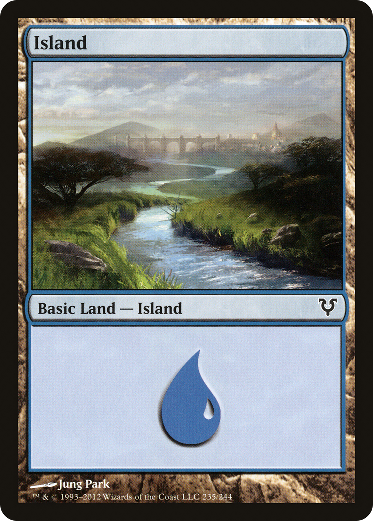 Island (235) [Avacyn Restored] Foil