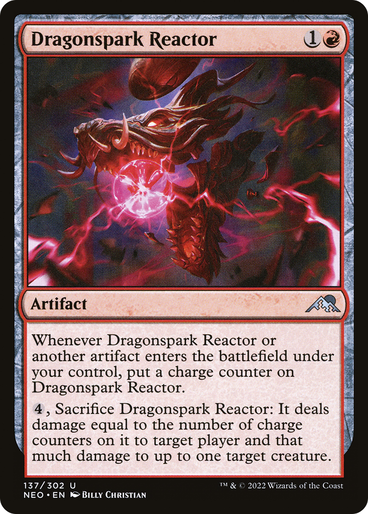 Dragonspark Reactor [Kamigawa: Neon Dynasty] Foil