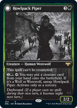 Howlpack Piper // Wildsong Howler (472) - Innistrad: Double Feature