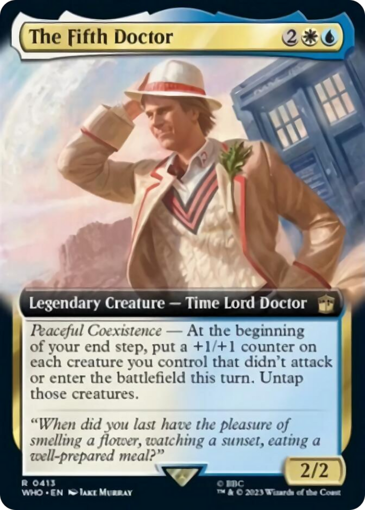 The Fifth Doctor (Extended Art) [Doctor Who] | Silver Goblin