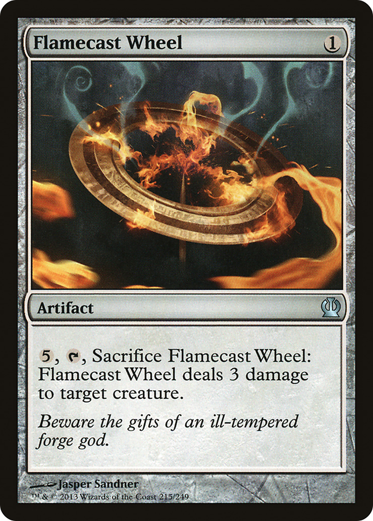 Flamecast Wheel (215) Foil - Theros