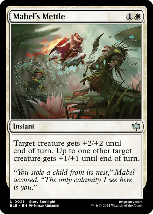 Mabel's Mettle [Bloomburrow] Foil