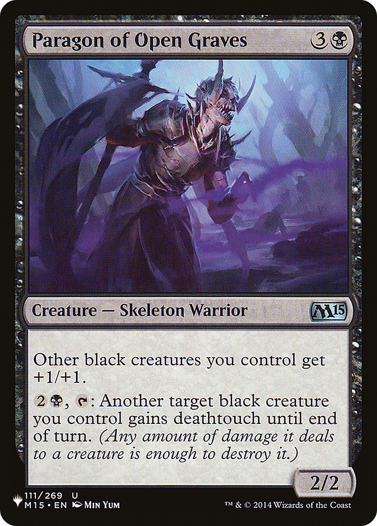 Paragon of Open Graves (M15-111) - The List