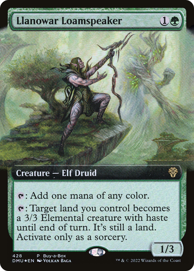 Llanowar Loamspeaker (Buy-A-Box) [Dominaria United] Foil