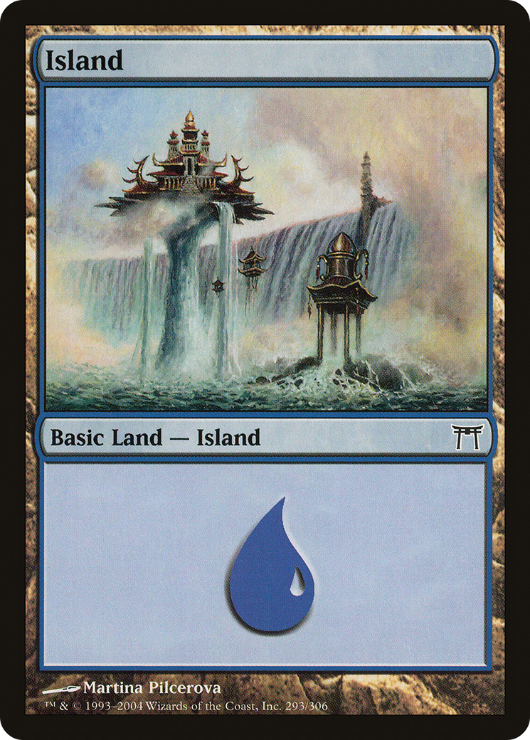 Island (293) - Champions of Kamigawa