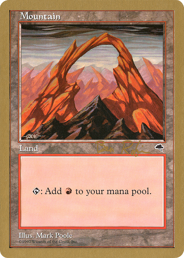 Mountain (Joined) - 1998 Ben Rubin (TMP) (Retro) - World Championship Decks 1998