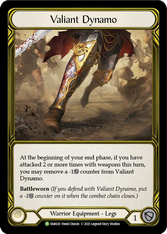 Valiant Dynamo (Golden) [FAB020] (Promo)  Cold Foil | Silver Goblin