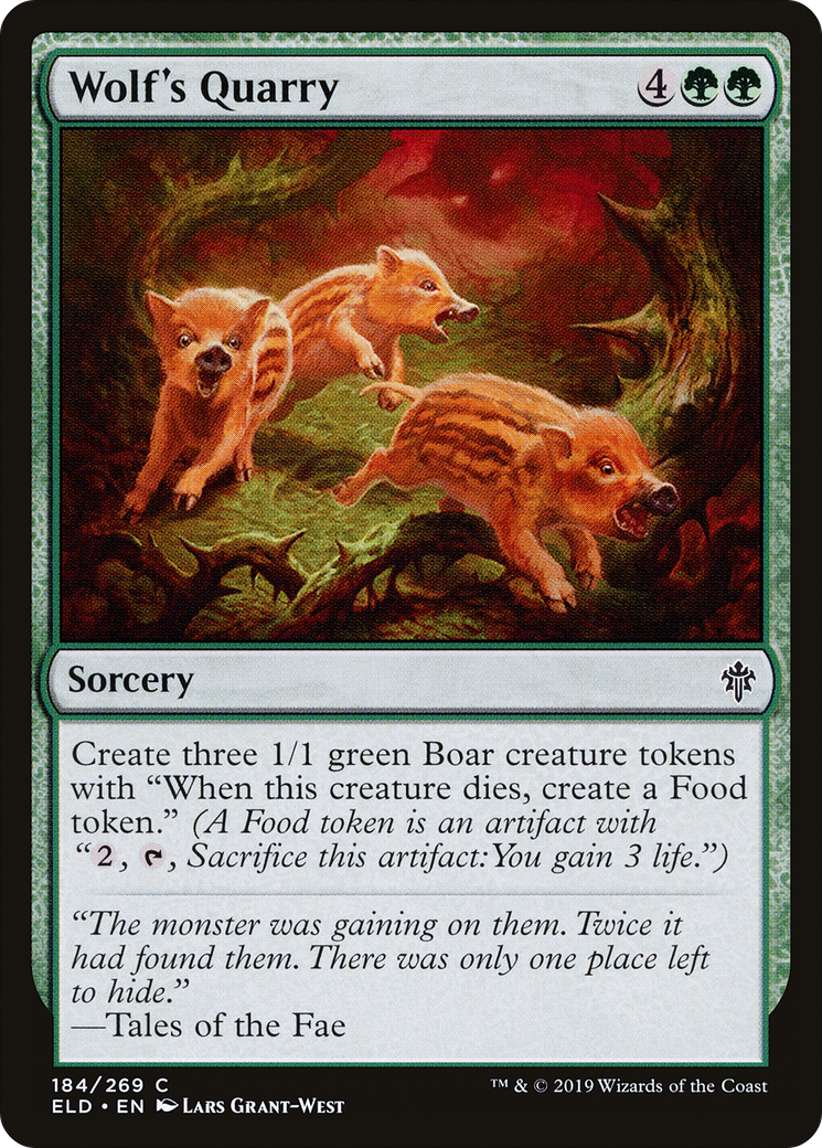 Wolf's Quarry (184) Foil - Throne of Eldraine