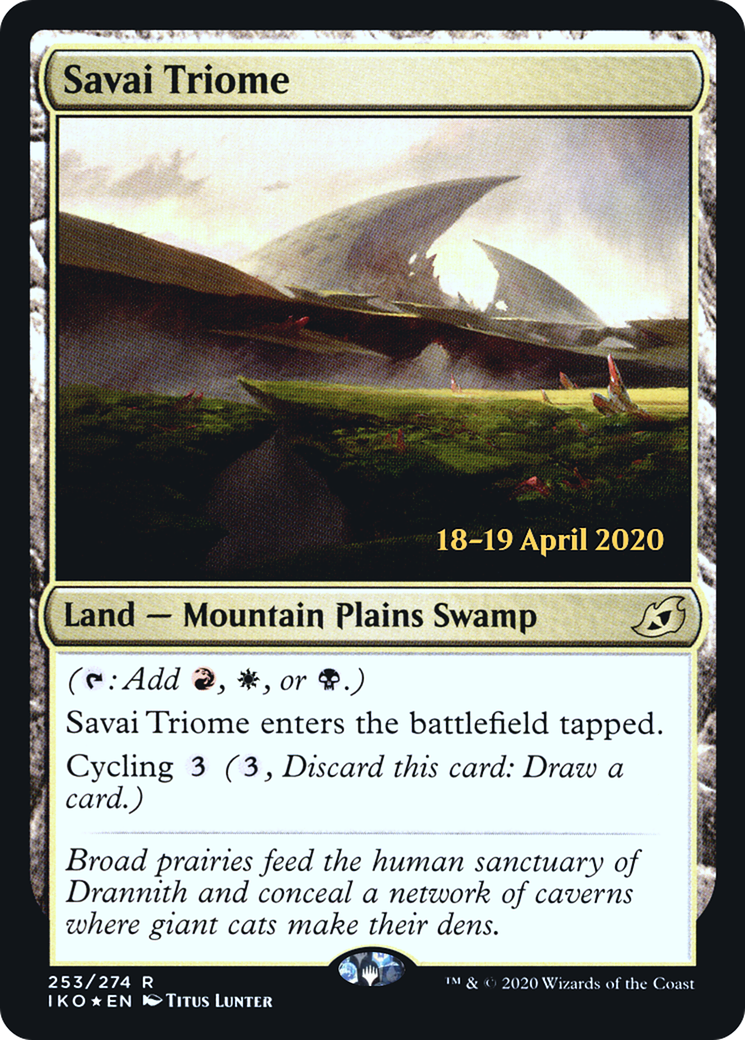 Savai Triome (253) Foil - Ikoria: Lair of Behemoths Promos