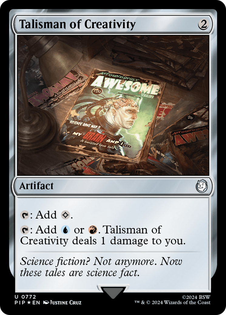 Talisman of Creativity (Surge Foil) [Fallout] | Silver Goblin