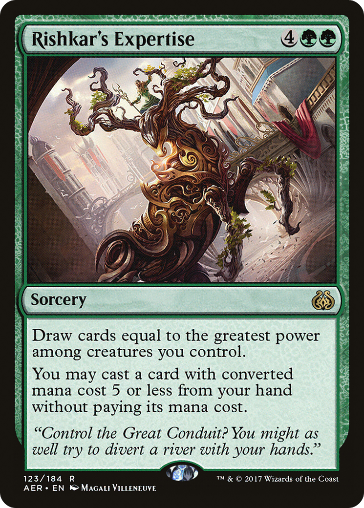 Rishkar's Expertise (123) Foil - Aether Revolt