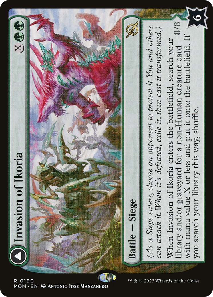 Invasion of Ikoria // Zilortha, Apex of Ikoria (190) Foil - March of the Machine
