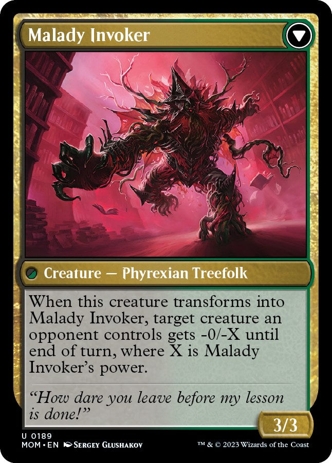Herbology Instructor // Malady Invoker (189) Foil - March of the Machine