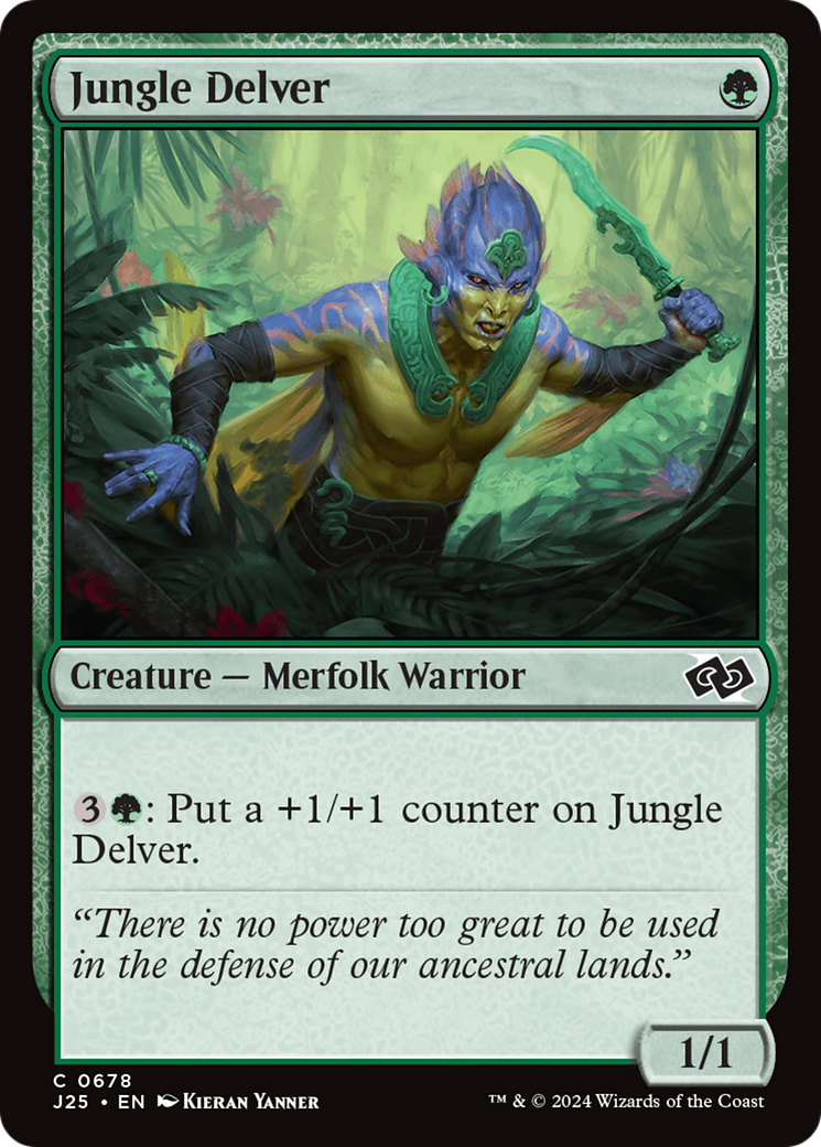 Jungle Delver [Foundations Jumpstart] | Silver Goblin