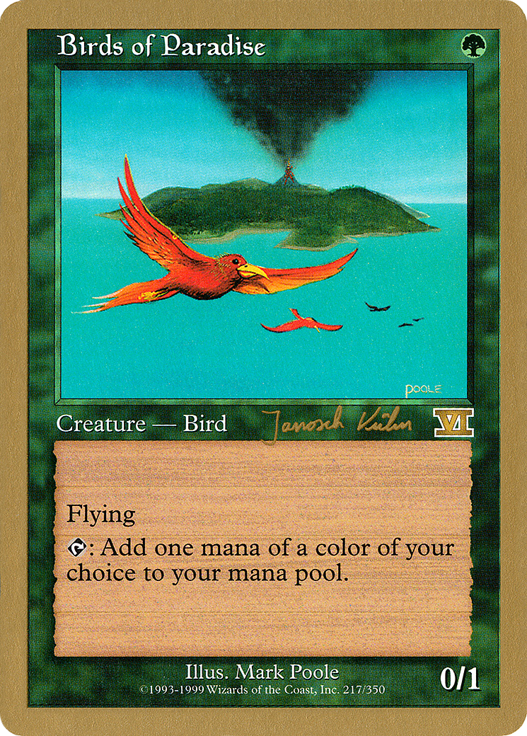 Birds of Paradise (Retro) (jk217) - World Championship Decks 2000