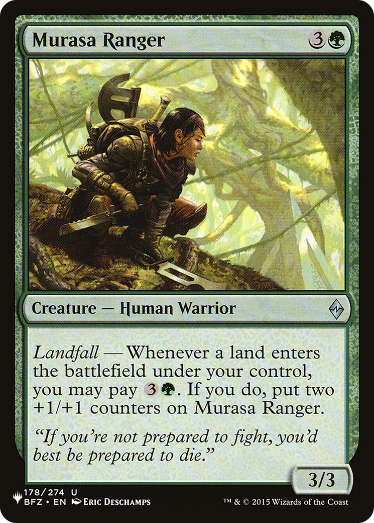 Murasa Ranger (BFZ-178) - The List