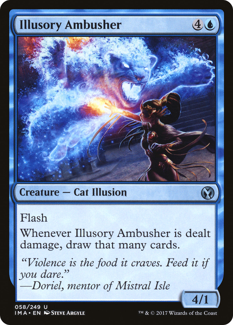 Illusory Ambusher (058) Foil - Iconic Masters