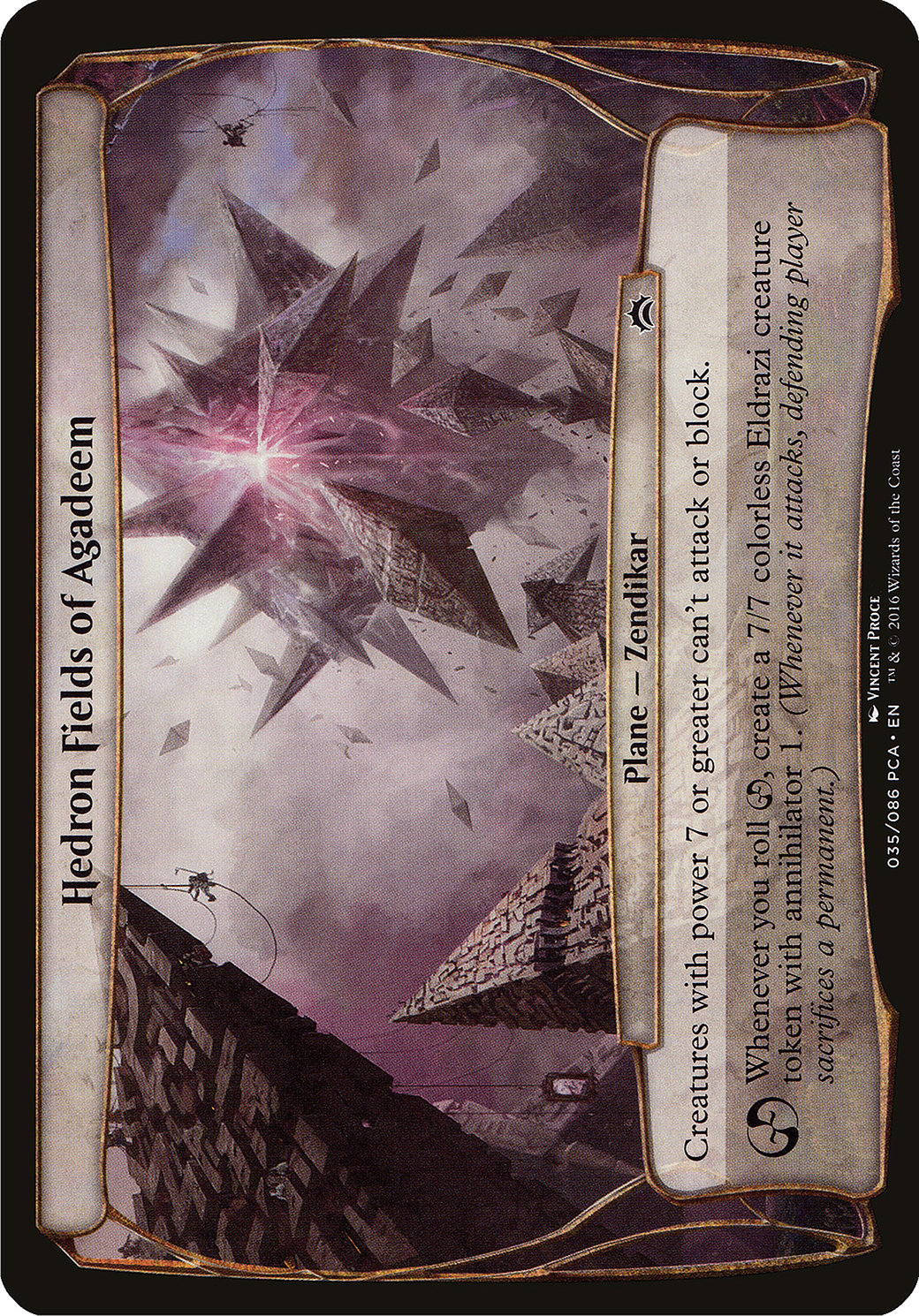 Hedron Fields of Agadeem (035) - Planechase Anthology Planes
