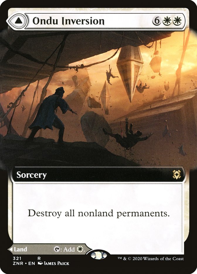 Ondu Inversion (Extended Art) (321) - Zendikar Rising