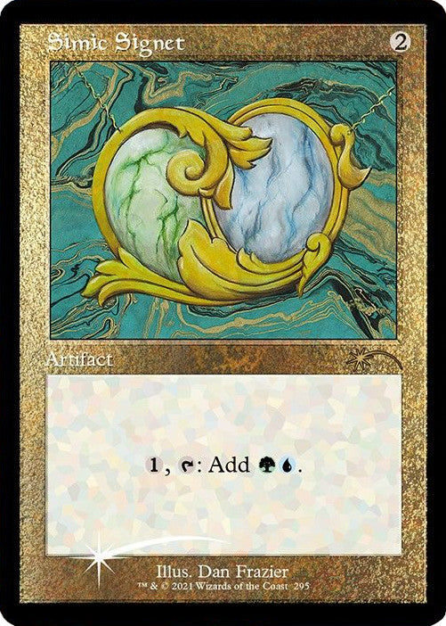 Simic Signet (Retro) (Foil Etched) [Secret Lair Drop Series] | Silver Goblin