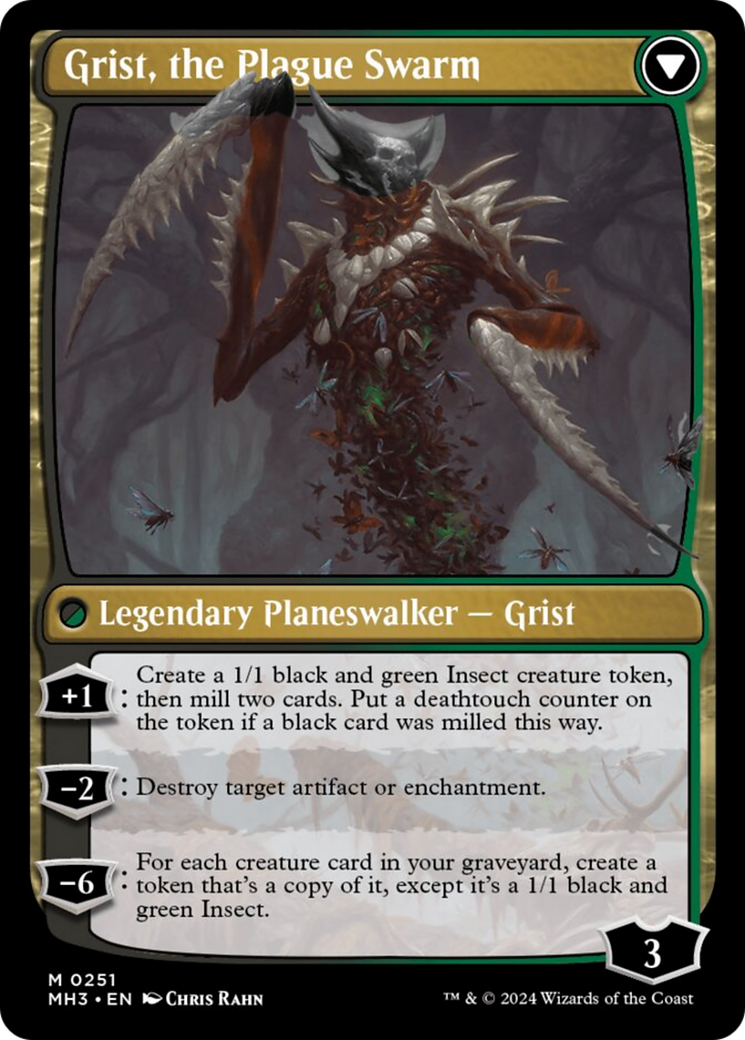Grist, Voracious Larva // Grist, the Plague Swarm (251)