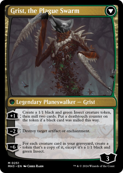 Grist, Voracious Larva // Grist, the Plague Swarm (251)