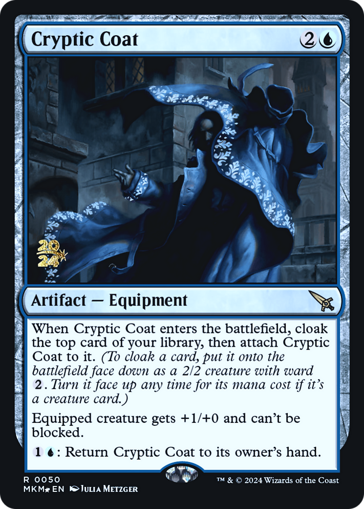 Cryptic Coat (050) Foil - Murders at Karlov Manor Promos