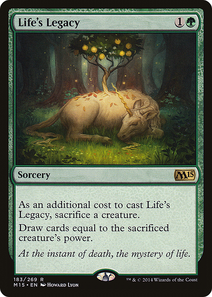 Life's Legacy (183) Foil - Magic 2015