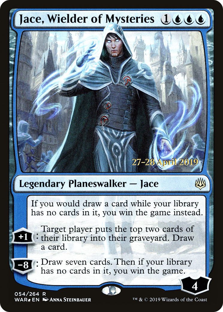 Jace, Wielder of Mysteries (54s) Foil - War of the Spark Promos