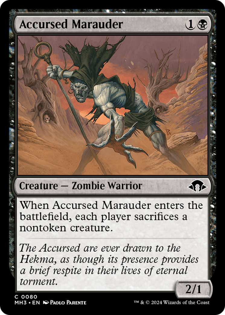 Accursed Marauder [Modern Horizons 3] Foil