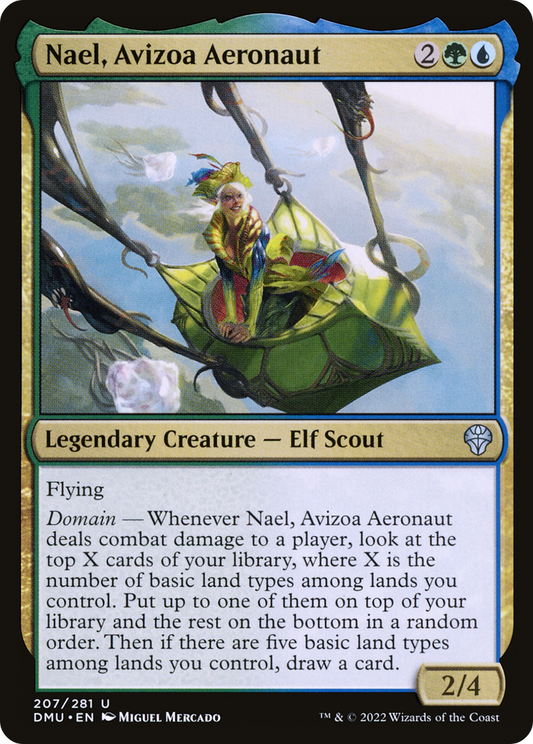Nael, Avizoa Aeronaut [Dominaria United] Foil