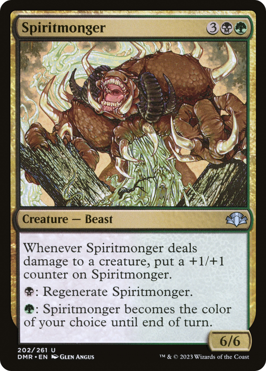 Spiritmonger [Dominaria Remastered] Foil